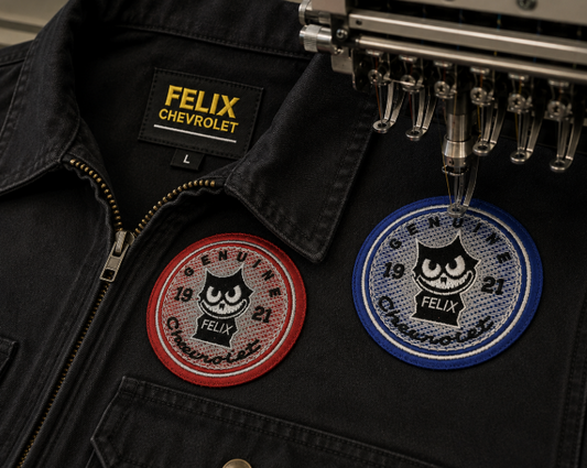Genuine Embroidered Circle Patch